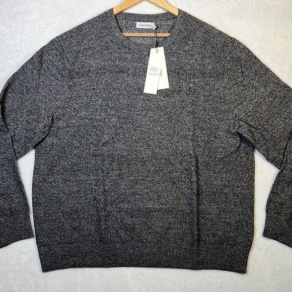 Calvin Klein Men's Merino Wool Blend‎ Crewneck Sweater-2XL-NWT - Picture 1 of 7